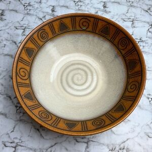 Etched by Noble Excellence Serving Bowl Ceramic Decor Serving Ware